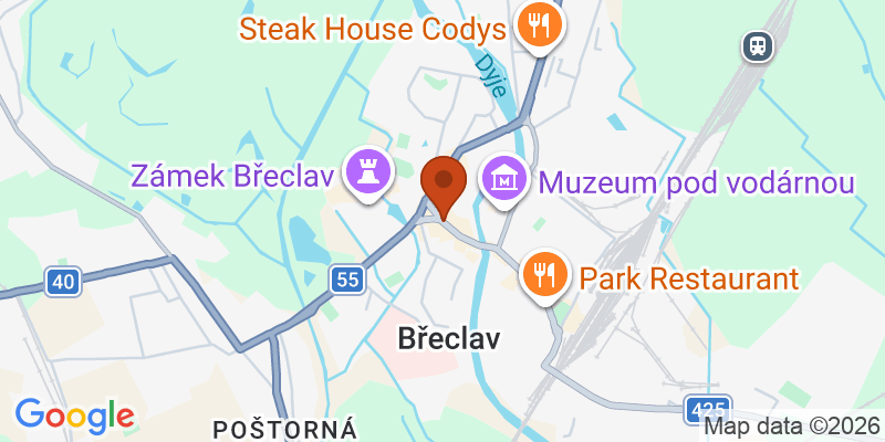 Mapa – Břeclav