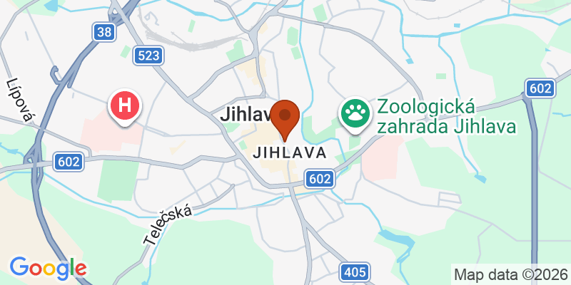 Mapa – Jihlava