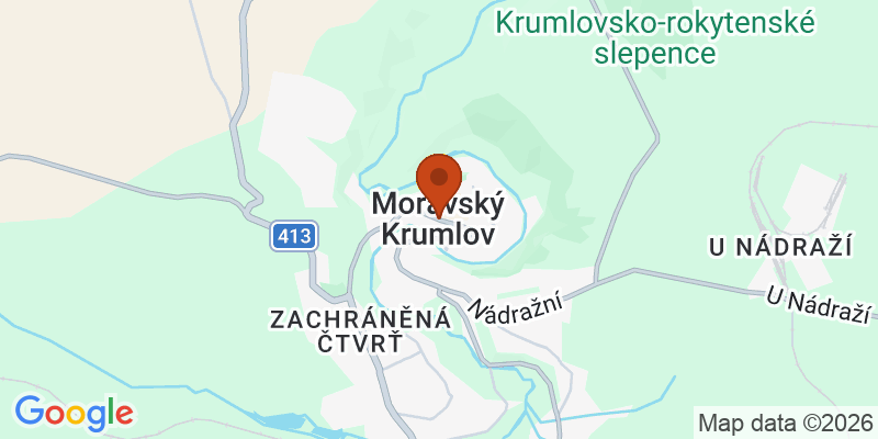 Mapa – Moravský Krumlov