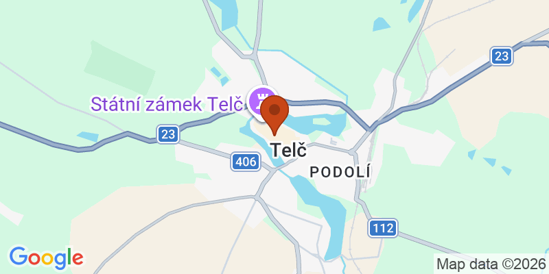 Mapa – Telč