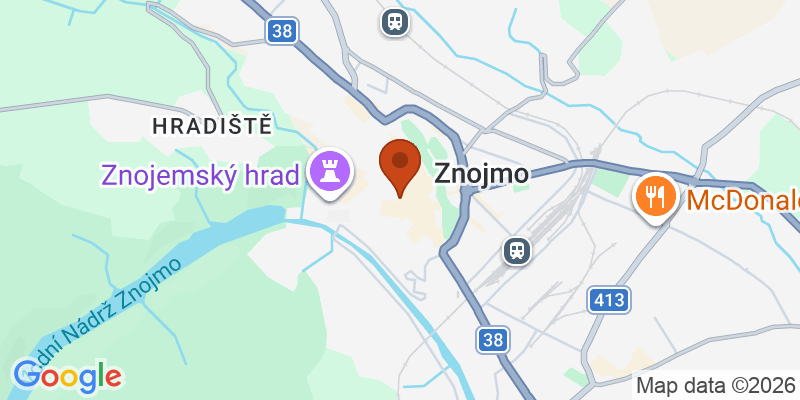 Mapa – Znojmo